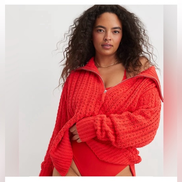 aerie Sweaters - 🐬Aerie Cable Car Quarter Zip Sweater